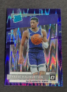 2020-21 Donruss Optic - Rated Rookie Tyrese Haliburton #162 Purple Prizm #162 - Bild 1 von 3