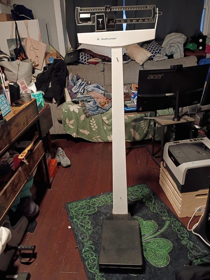 Báscula médica de haz mecánico profesional Health O Meter 400S Foto 1 de 4