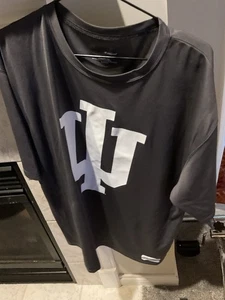 Indian University IU Logo Champion T-Shirt, schwarz mit weiß - Bild 1 von 4
