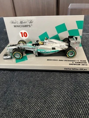 Minichamps 1/43 Mercedes AMG Petronas F1 L. Hamilton 2013 Showcar 500pcs LTD - Photo 1/4