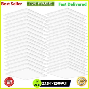 45W 2x2 Led Flat Panel Lights Drop Ceiling Lay in Fixture for Office Garage Home - Picture 1 of 126
