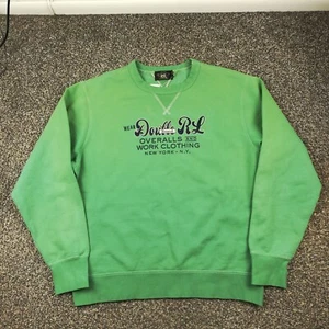 NWT Ralph Lauren RRL Double RL Garment-Dyed Logo Fleece Sweatshirt Mens XL - Picture 1 of 12