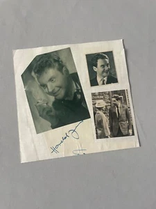 HARALD JUHNKE († 2005) signed signiert Albumausschnitt 14x14 Autogramm autograph - Bild 1 von 2