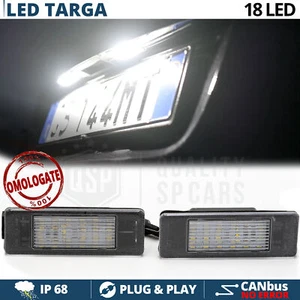 Luci TARGA LED PER CITROEN C4 Picasso-Grand 1 PLACCHETTE Canbus COMPLETE GHIACCI - Foto 1 di 9
