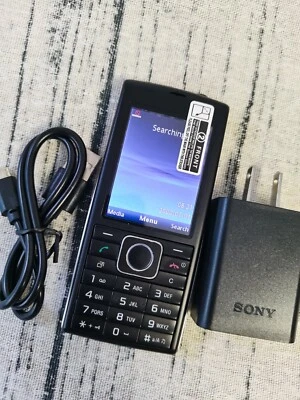 Sony Ericsson J108 J108i Black (Unlocked) Mobile phone simple basic classic - Image 1 of 4