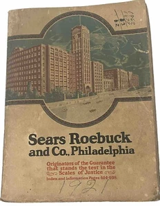 1921 SEARS ROEBUCK STORE CATALOG, PHILADELPHIA, PA, COMPLETE, VINTAGE - Picture 1 of 9