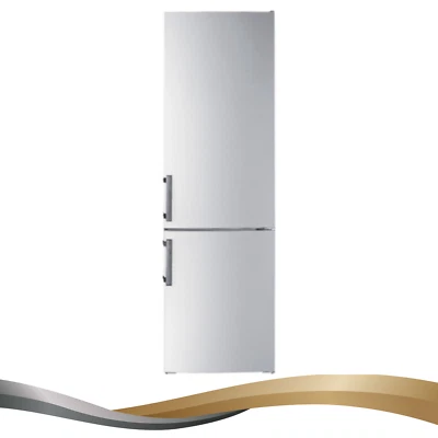 Wolkenstein KGK180E Kühl-Gefrierkombination, 262 L, 180 cm Inox Design - Bild 1 von 4