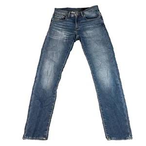 Armani Exchange Mens Jeans Slim Fit Stretch Mid Blue Wash Zip Fly J13 W28 L32 - Picture 1 of 15
