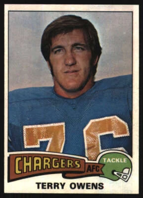 1975 Topps #256 Terry Owens EX/EX+ Chargers 601031 - Image 1 of 2