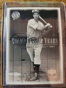 2000 Upper Deck Yankees Legends Joe DiMaggio Championship Years #74 NY Yankees - Picture 1 of 2