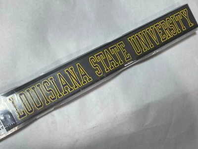 33 - LSU Tigers Decal Louisiana State University 2" x 15.5" Weather/Fade Res LOT - Image 1 of 4