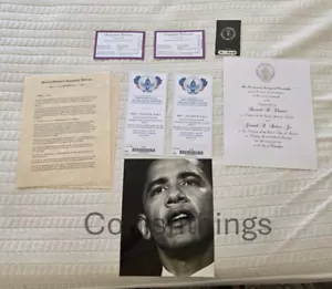 Barack Obama 2009 Presidential Inauguration VIP Ticket Package - Bild 1 von 7