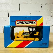 Caterpillar D9 CAT Bulldozer MB64 Yellow Black 1982 New in Box Unpunched
