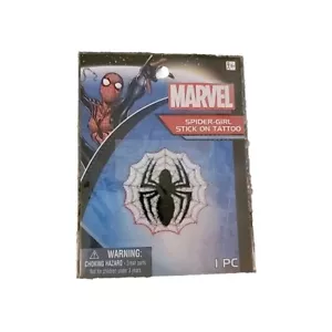 Marvel Spider Stick On Tattoo Costime Cosplay Body Art Jewelry New - Picture 1 of 2
