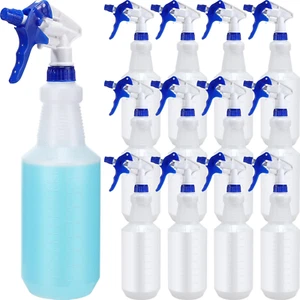Eaasty 12 Pcs Plastic Spray Bottle 32 Oz Bulk Heavy Duty Leakproof Spraying Bott - Imagen 1 de 12