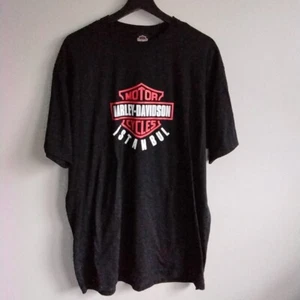 Harley-Davidson Motorcycles Istanbul Turkey Size 2XL Black Short Sleeve Shirt - Picture 1 of 7