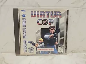 Virtua Cop 1 (Sega Saturn, 1996) Complete Small Case Not for Resale US - Picture 1 of 3
