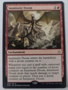Imminent Doom, Hour of Devastation, Magic the Gathering, MTG, Pre-Owned - Picture 1 of 2
