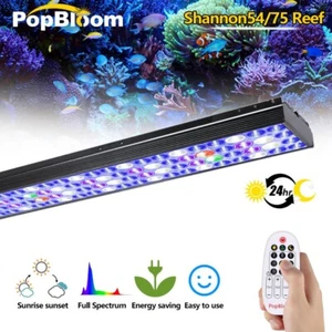 PopBloom Timer Control Marine LED Lighting Aquarium Fish Tank Marine Reef Coral - Picture 1 of 15
