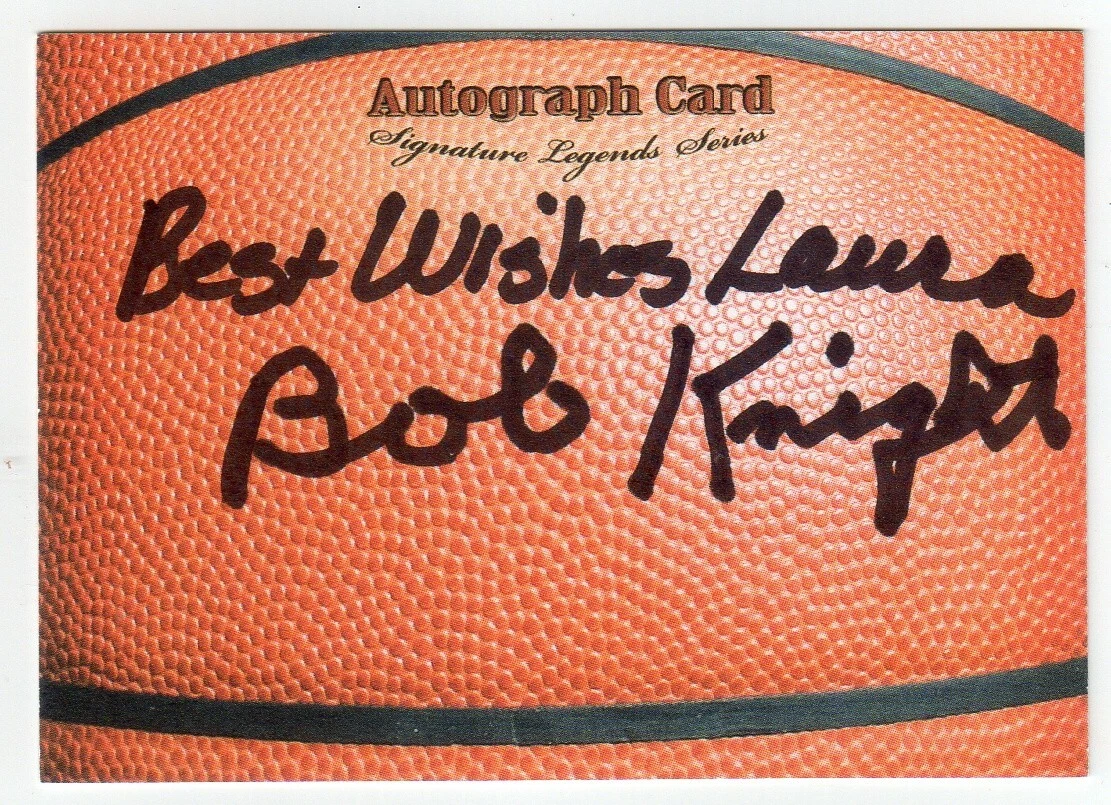 Bob Knight NCAA Autographed Items products for sale | eBay