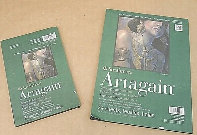 STRATHMORE ARTAGAIN, PAPEL DE DIBUJO, NEGRO, 6"X9" Y 9"X12" Foto 1 de 4