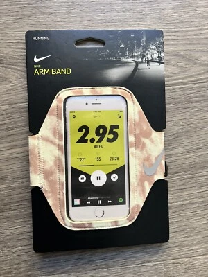 Nike Running Sports Unisex Adjustable Arm Band Hemp Tie Dye/Silver Phone Case  - Image 1 of 4