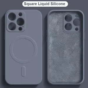 Case For iPhone 16 15 14 13 12 11 Pro Max X XR Silicone Magnetic Protective Case Cover - Picture 1 of 22
