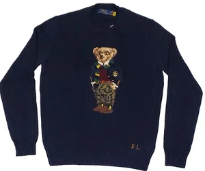 Polo Ralph Lauren Men’s Teddy Bear Cotton Blend Sweater Size Small Brand New - Picture 1 of 2
