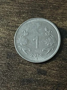 2014 India 1 Rupee Actual Coin TK5970* - Picture 1 of 3