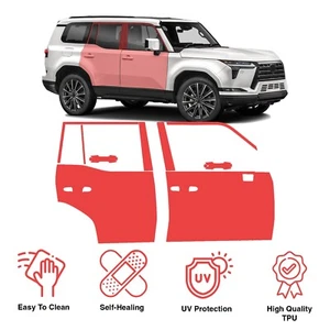 GX 550 2024-2024 PASSENGER & REAR DOOR PreCut Paint Protection Film Clear PPF - Picture 1 of 7