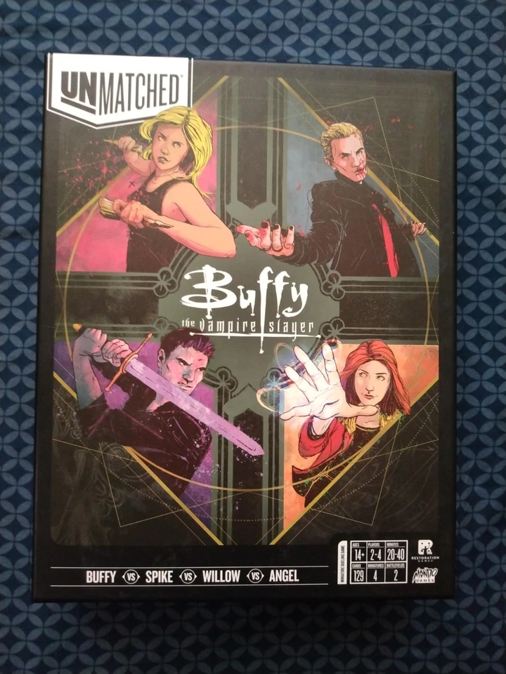 Buffy the Vampire Slayer Unmatched Mondo Restoration Board Game NM+, Complete - Image 1 of 4