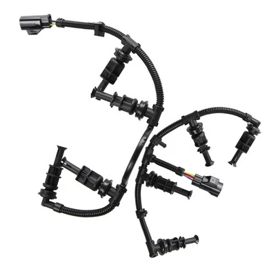 Glow Plugs Set For 08-10 Ford 6.4L POWERSTROKE F250 F350 F450 F550 Wire Harness - Image 1 of 4