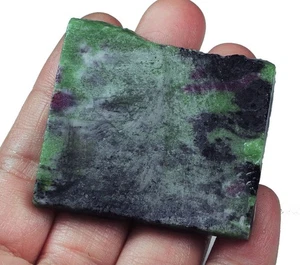 171Ct Natural Red Green Bi Color Ruby In Zoisite Rough Specimen YGB923 - Imagen 1 de 3