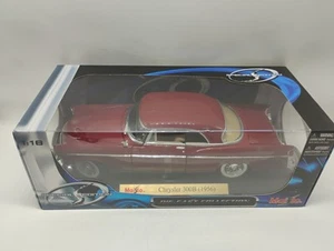 NEW IN BOX Maisto Special Edition 1:18 Scale Red/Maroon 1956 Chrysler 300B - Picture 1 of 5