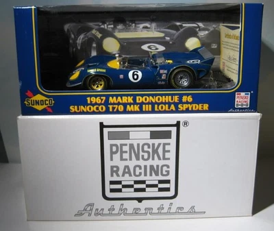 Mark Donohue 1967 Sunoco Lola T70 #6 GMP 1:18 Penske Racing Can-Am Foto 1 de 4