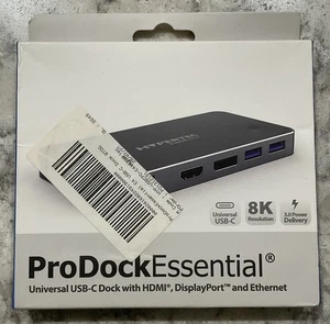 Hypertec Pro Dock Essential X Docking Station 8k - New Sealed - Afbeelding 1 van 3
