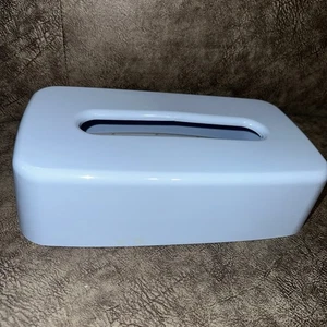 Vintage Mid Century Modern Tissue Box Cover Baby Blue - Picture 1 of 5