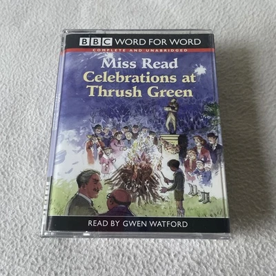 Celebrations At Thrush Green by Miss Read Unabridged Audiobook on 4 Cassettes - Image 1 of 4