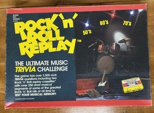 1984 Rock 'n' Roll Replay The Ultimate Music Trivia Brettspiel komplett Vintage - Bild 1 von 9
