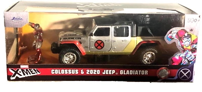 Marvel X-Men Jada Toys Colossus 2022 Jeep Gladiator Diecast Set NEW - Image 1 of 3