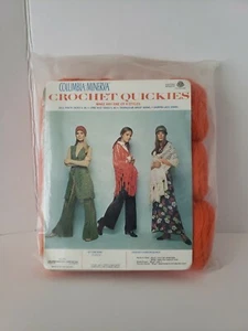 Vintage 1960's/1970's Columbia Minerva Crochet Quickies Kit - Picture 1 of 12