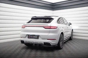 Alerón trasero accesorio borde de demolición para Porsche Cayenne Coupe Mk3 negro brillante - Imagen 1 de 6
