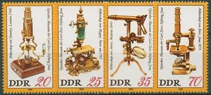 DDR 1980 Carl-Zeiss Jena Optisches Museum Mikroskope 2534/37 postfrisch - Bild 1 von 1