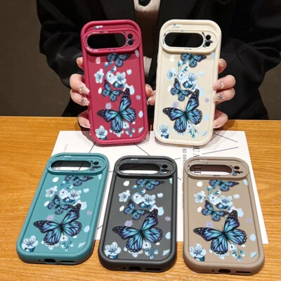 For Google Pixel 9 Pro XL 8 7 Pro 8A 7A Shockproof Silicone Butterfly Case Cover - Image 1 of 4