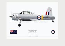 Warhead Illustrated CA-25 Winjeel 1 BFTS RAAF A85-440 Aircraft Print