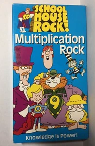 School House Rock!: Multiplication Rock-Knowledge Is Power! VHS 1995 - Picture 1 of 5