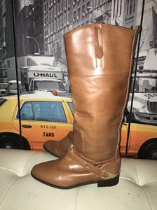 Giani Bini Stallion Tan Distressed Leather Riding Boots 6M🐎 - Picture 1 of 9