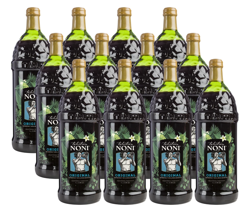 TAHITIAN NONI ® Juice - By Morinda - Brand New 12 Bottle Pack (1-Liter each) - Image 1 of 4