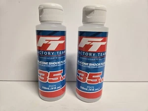 2 4oz 35wt Team Associated FT Shock Fluid Oil  35 Large 5474 ARRMA LOSI - Picture 1 of 1