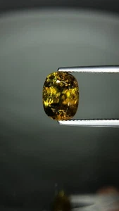 5.2 Ct Natural Faceted Rare Sphene / Titanite Loose Gemstone Pakistan - Picture 1 of 2